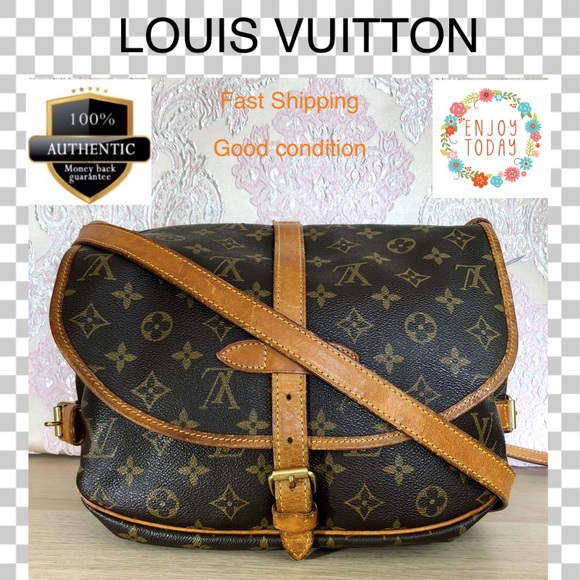 💯 Louis Vuitton crossbody bag saumur 30 monogram